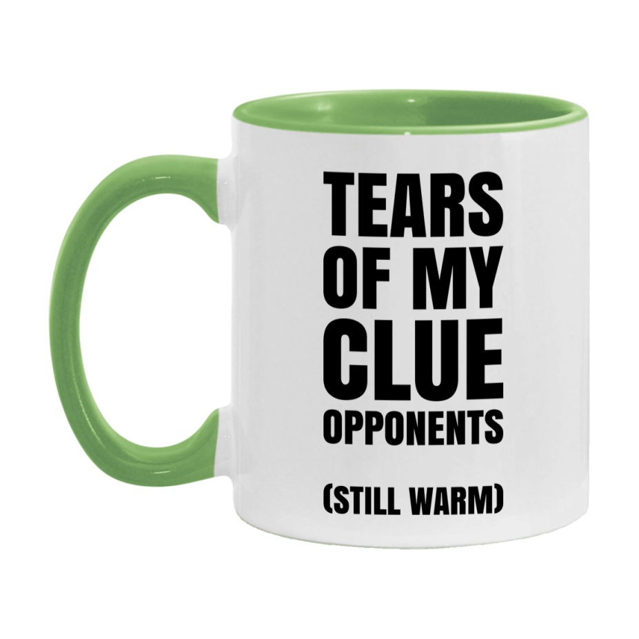 Board Game Gift – Tears Of My Clue Opponents Mug, 11Oz Or 15Oz White Ceramic Coffee Cup