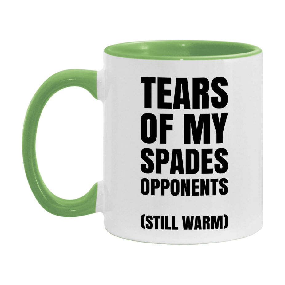 Board Game Gift – Tears Of My Spades Opponents Mug, 11Oz Or 15Oz White Ceramic Coffee Cup