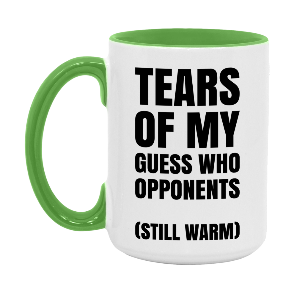 Board Game Gift – Tears Of My Guess Who Opponents Mug, 11Oz Or 15Oz White Ceramic Coffee Cup