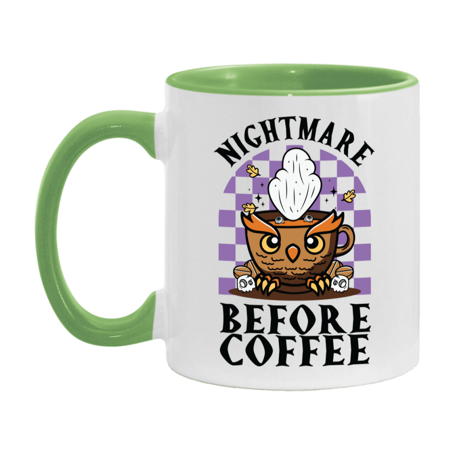 Funny Halloween Coffee Mug, White Ceramic Halloween Coffee Cup 11Oz Or 15Oz