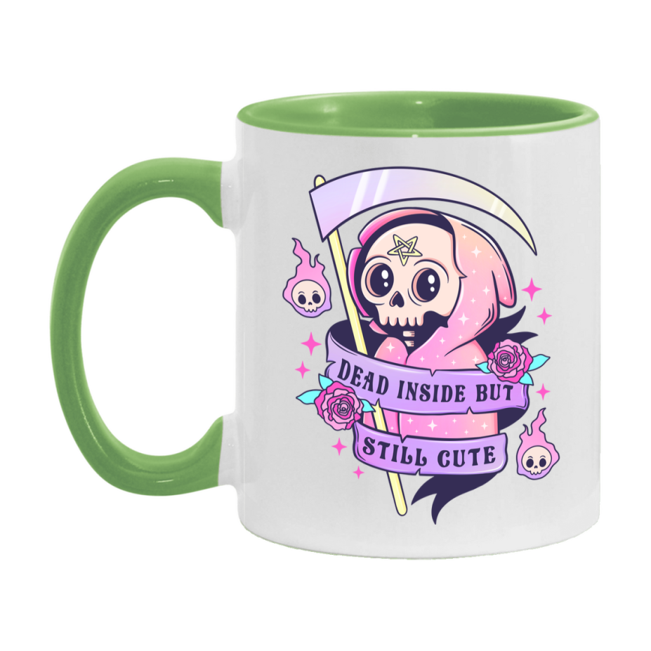 Funny Halloween Coffee Mug, White Ceramic Halloween Coffee Cup 11Oz Or 15Oz