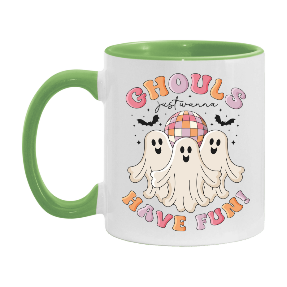 Funny Halloween Coffee Mug, White Ceramic Halloween Coffee Cup 11Oz Or 15Oz