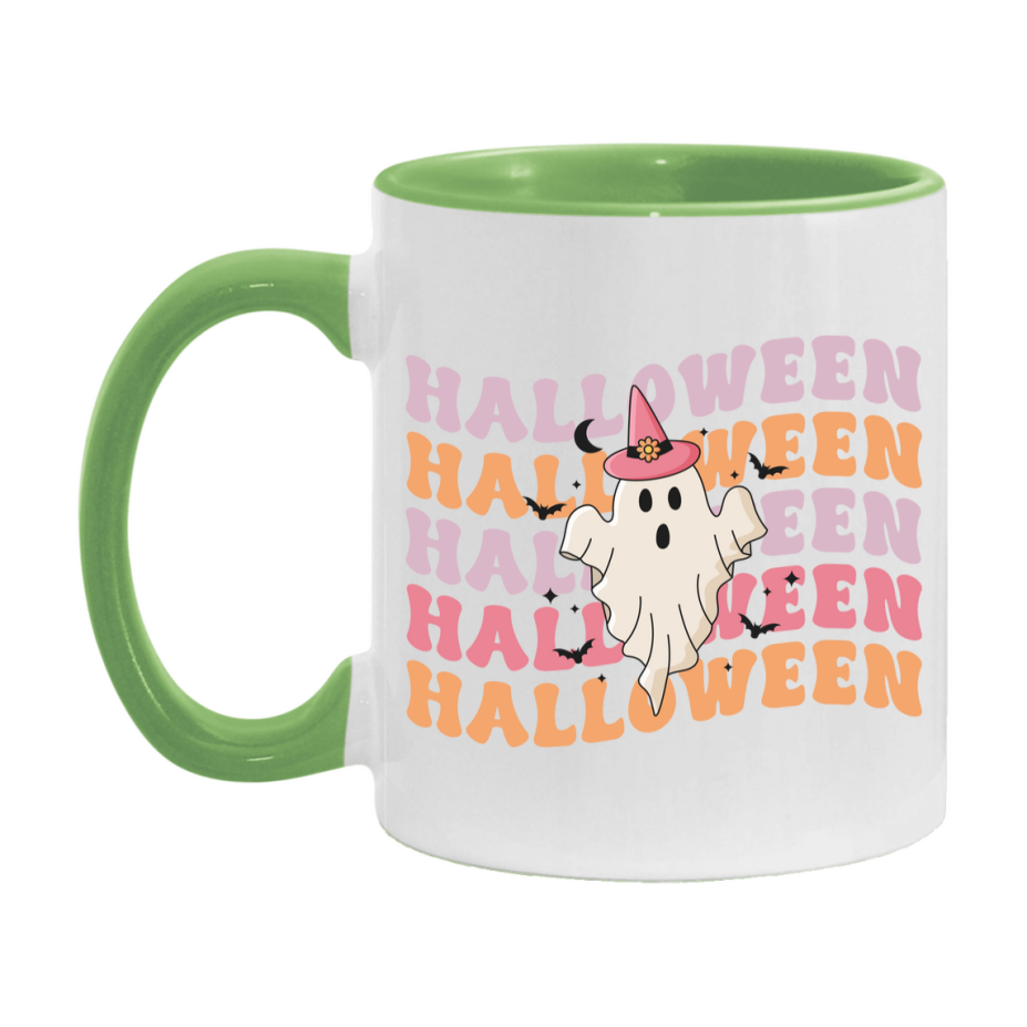 Funny Halloween Coffee Mug, White Ceramic Halloween Coffee Cup 11Oz Or 15Oz