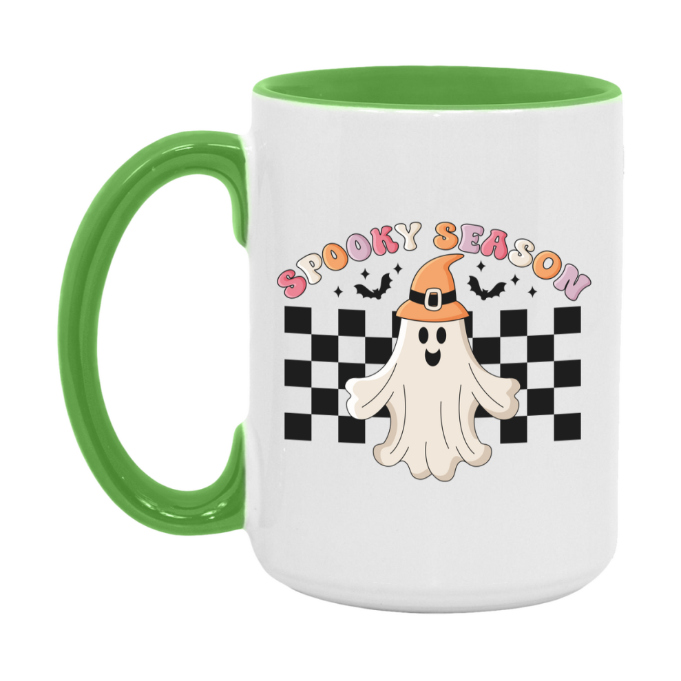 Funny Halloween Coffee Mug, White Ceramic Halloween Coffee Cup 11Oz Or 15Oz