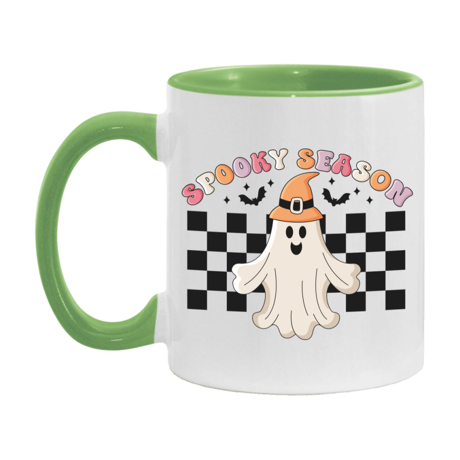 Funny Halloween Coffee Mug, White Ceramic Halloween Coffee Cup 11Oz Or 15Oz