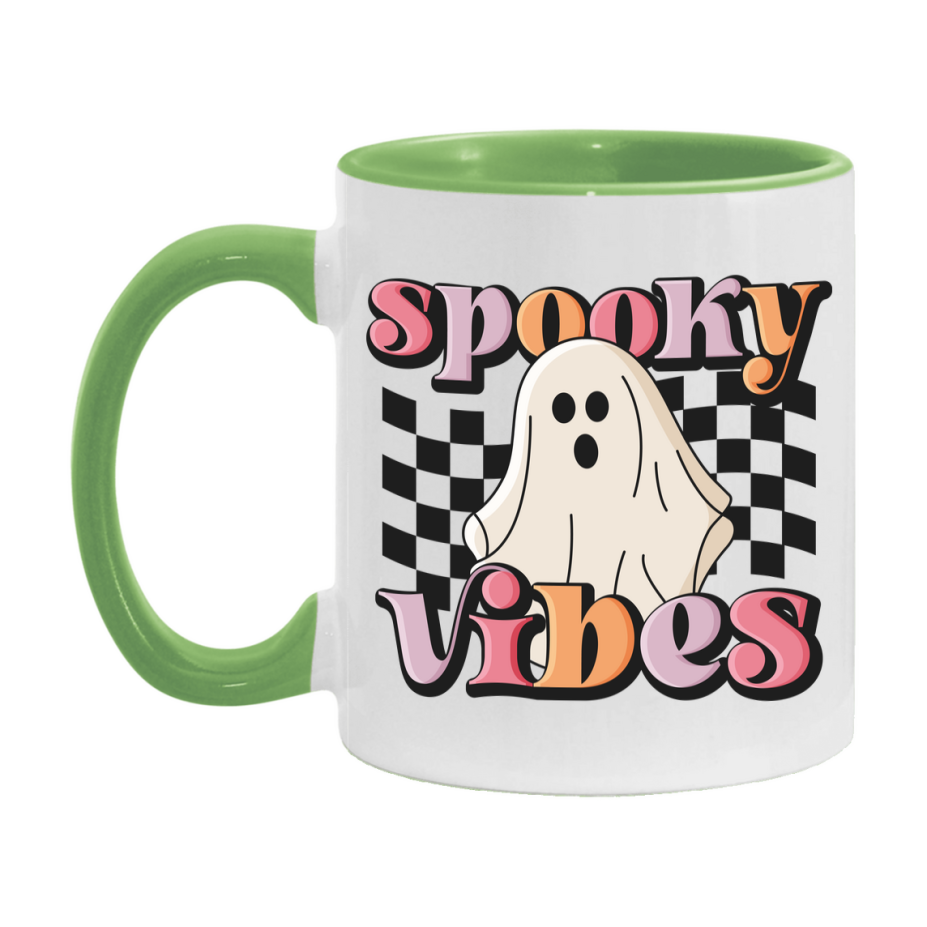 Funny Halloween Coffee Mug, White Ceramic Halloween Coffee Cup 11Oz Or 15Oz