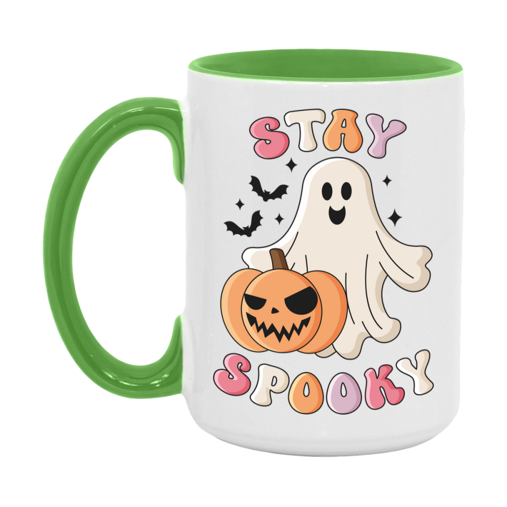 Funny Halloween Coffee Mug, White Ceramic Halloween Coffee Cup 11Oz Or 15Oz