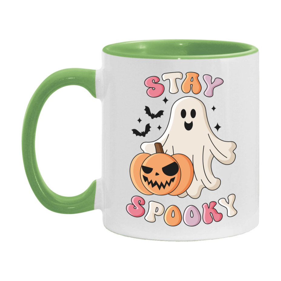 Funny Halloween Coffee Mug, White Ceramic Halloween Coffee Cup 11Oz Or 15Oz