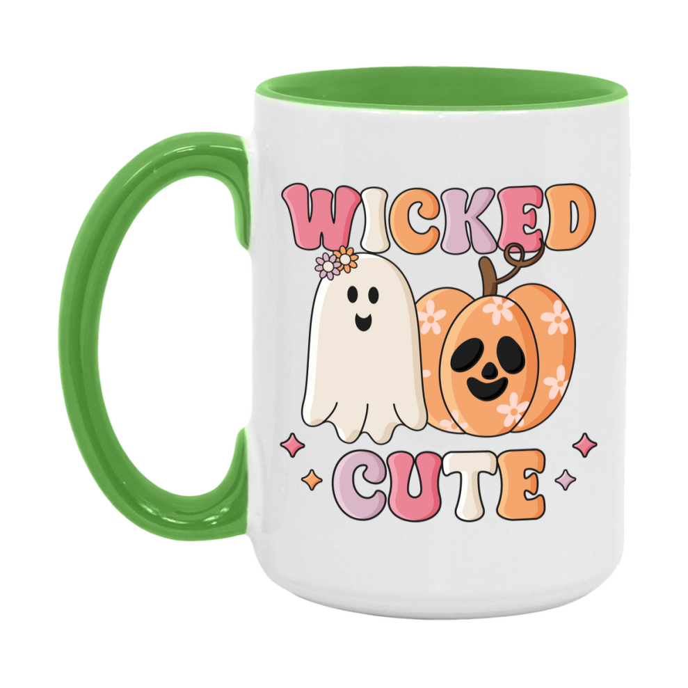 Funny Halloween Coffee Mug, White Ceramic Halloween Coffee Cup 11Oz Or 15Oz