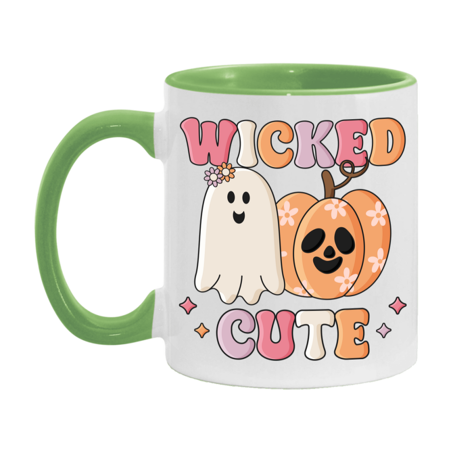 Funny Halloween Coffee Mug, White Ceramic Halloween Coffee Cup 11Oz Or 15Oz