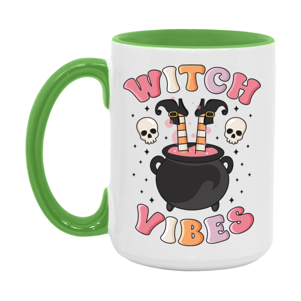 Funny Halloween Coffee Mug, White Ceramic Halloween Coffee Cup 11Oz Or 15Oz