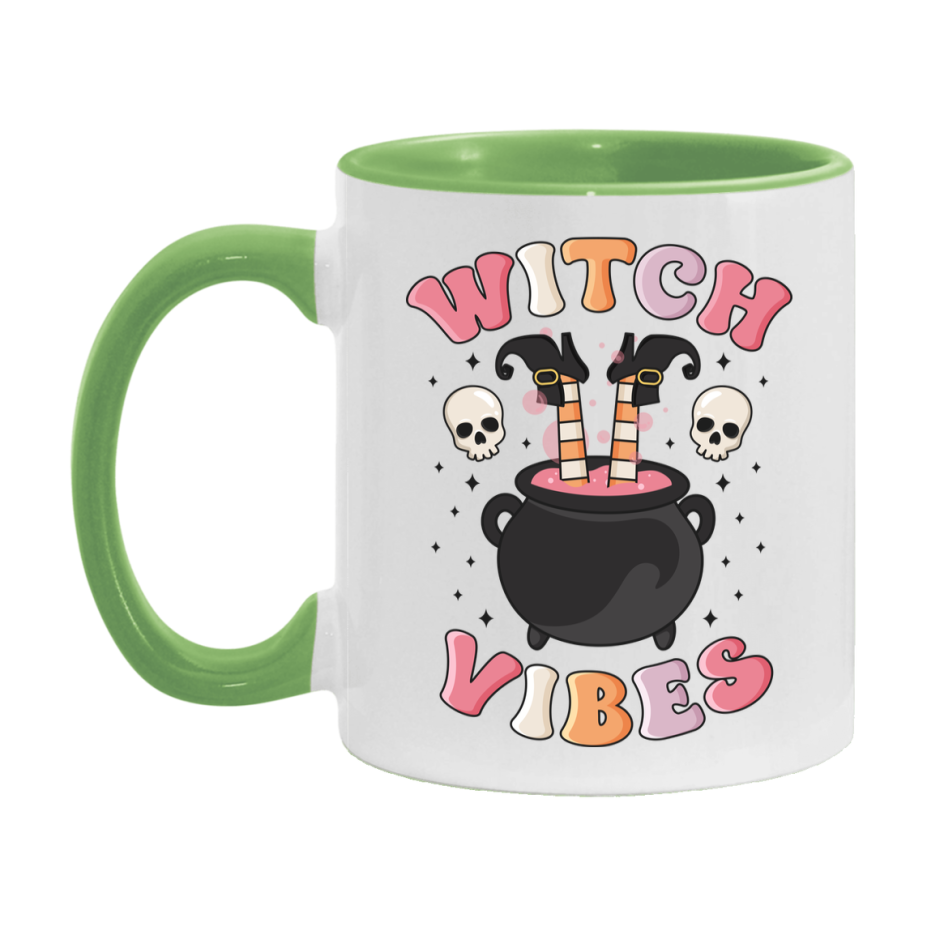 Funny Halloween Coffee Mug, White Ceramic Halloween Coffee Cup 11Oz Or 15Oz
