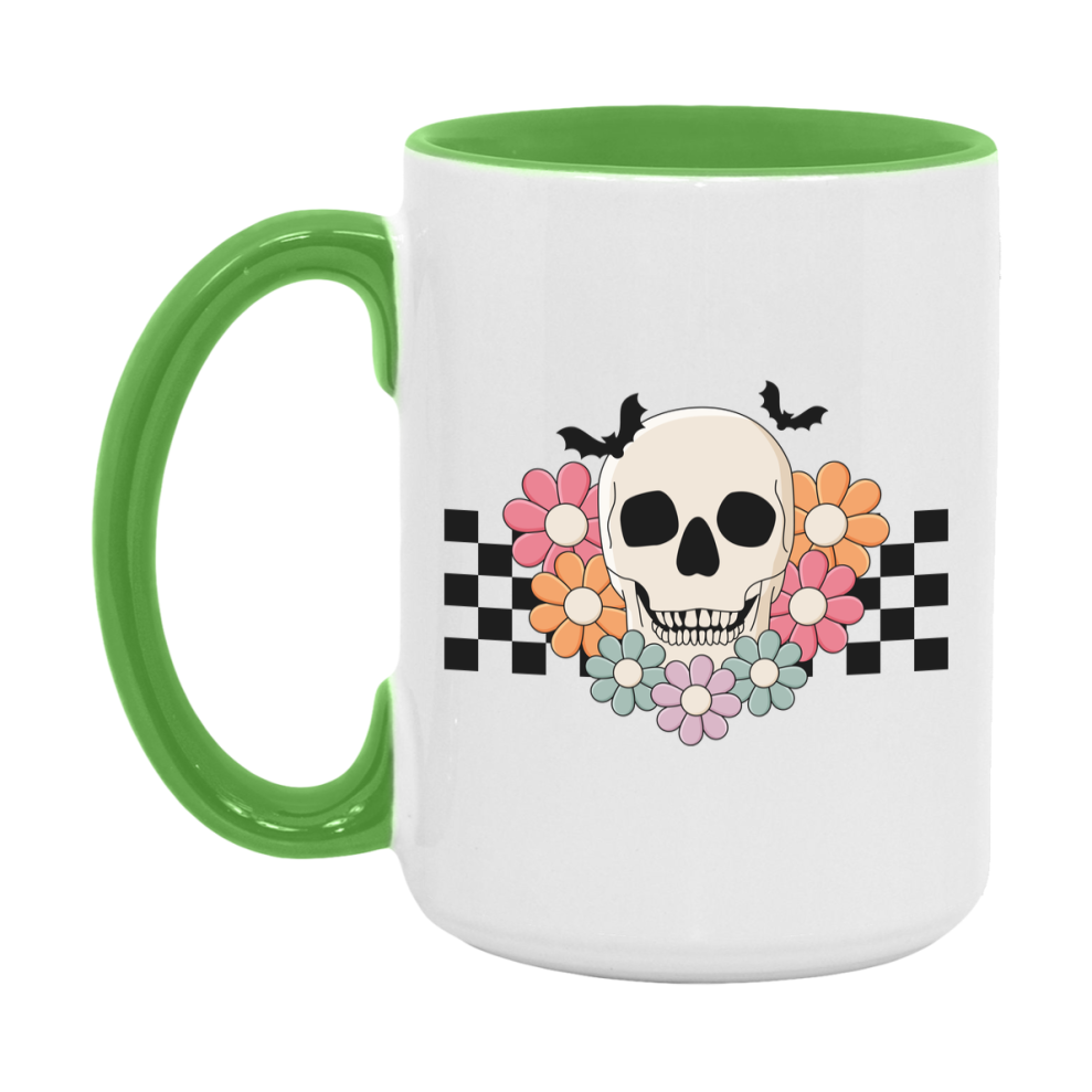 Funny Halloween Coffee Mug, White Ceramic Halloween Coffee Cup 11Oz Or 15Oz