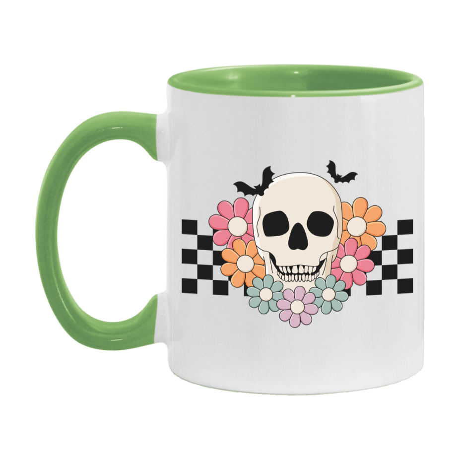 Funny Halloween Coffee Mug, White Ceramic Halloween Coffee Cup 11Oz Or 15Oz