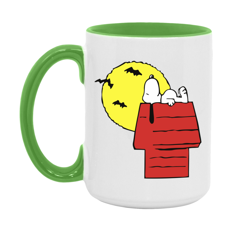 Peanuts Snoopy Halloween Mug, Snoopy Coffee Cup, Cute Halloween Coffee Mug, 11Oz Or 15Oz Ceramic