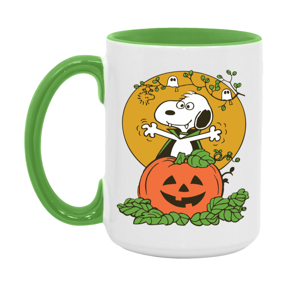 Peanuts Snoopy Halloween Mug, Snoopy Coffee Cup, Cute Halloween Coffee Mug, 11Oz Or 15Oz Ceramic