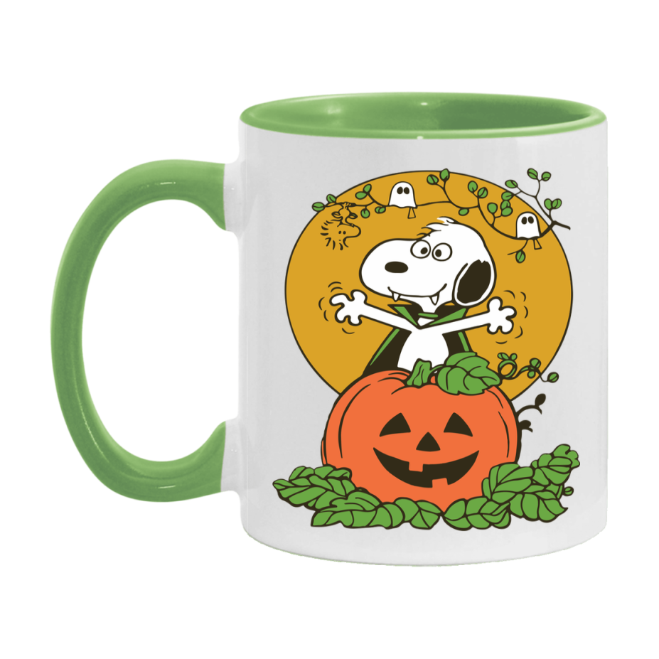 Peanuts Snoopy Halloween Mug, Snoopy Coffee Cup, Cute Halloween Coffee Mug, 11Oz Or 15Oz Ceramic