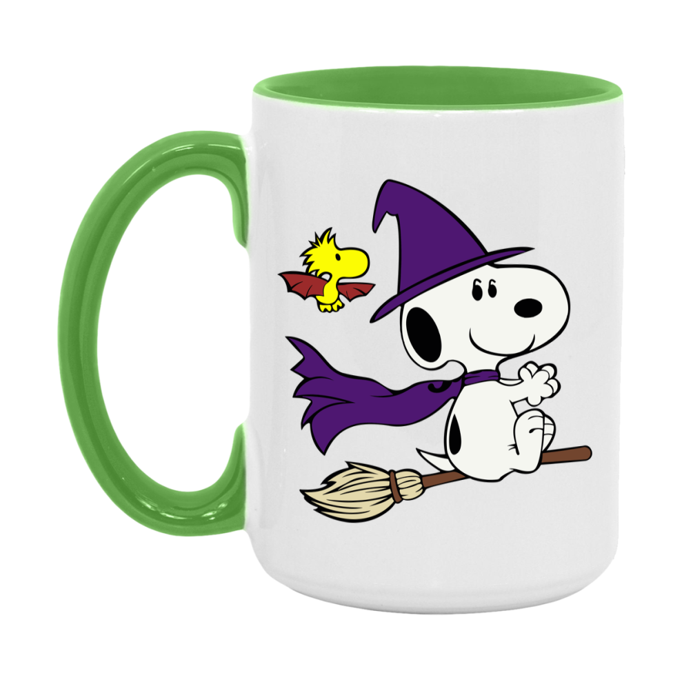 Peanuts Snoopy Halloween Mug, Snoopy Coffee Cup, Cute Halloween Coffee Mug, 11Oz Or 15Oz Ceramic