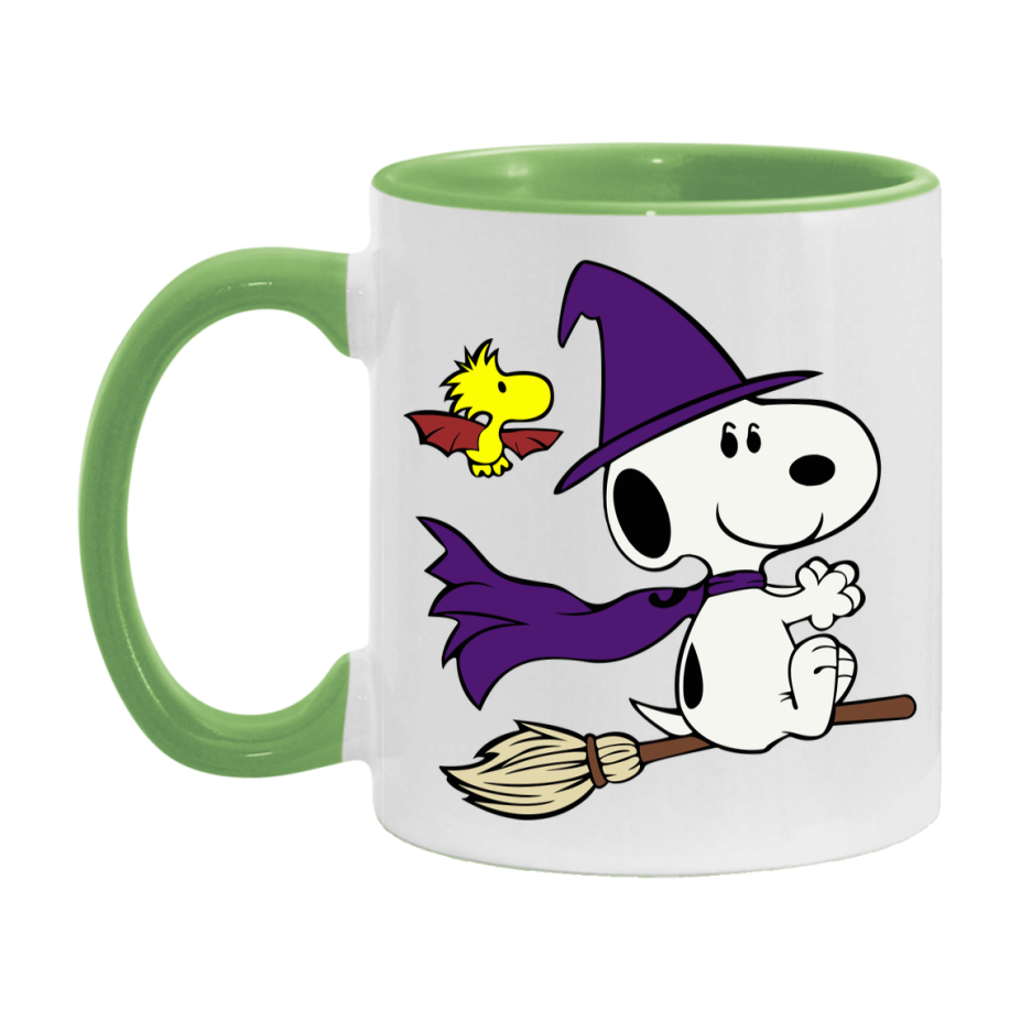 Peanuts Snoopy Halloween Mug, Snoopy Coffee Cup, Cute Halloween Coffee Mug, 11Oz Or 15Oz Ceramic