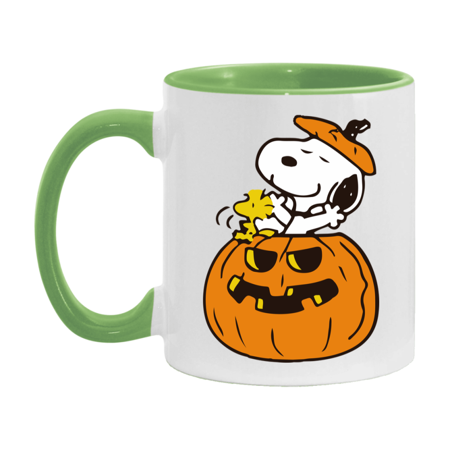 Peanuts Snoopy Halloween Mug, Snoopy Coffee Cup, Cute Halloween Coffee Mug, 11Oz Or 15Oz Ceramic