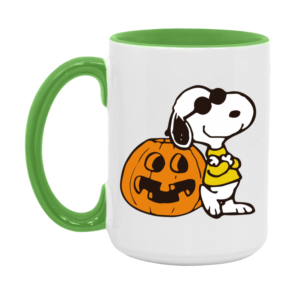 Peanuts Snoopy Halloween Mug, Snoopy Coffee Cup, Cute Halloween Coffee Mug, 11Oz Or 15Oz Ceramic