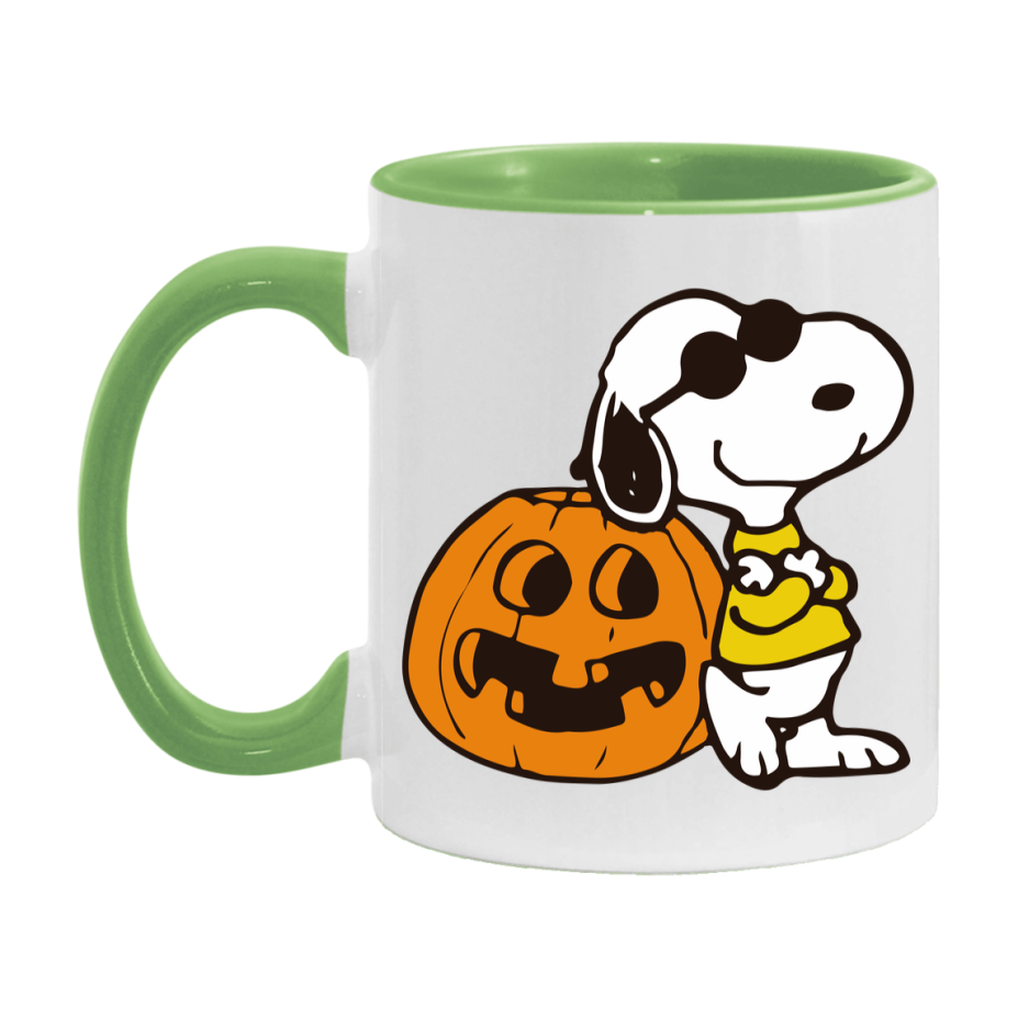 Peanuts Snoopy Halloween Mug, Snoopy Coffee Cup, Cute Halloween Coffee Mug, 11Oz Or 15Oz Ceramic