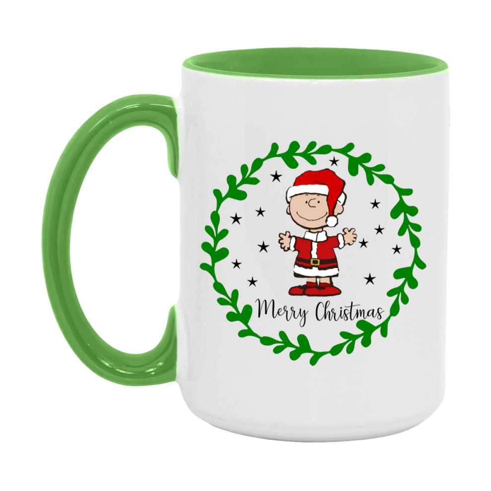 Peanuts Gang Christmas Mug, Snoopy Charlie Brown Holiday Coffee Cup, Ceramic Christmas Mug 11Oz Or 15Oz