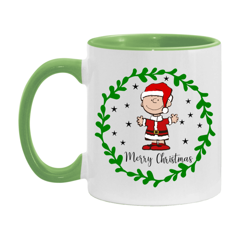 Peanuts Gang Christmas Mug, Snoopy Charlie Brown Holiday Coffee Cup, Ceramic Christmas Mug 11Oz Or 15Oz