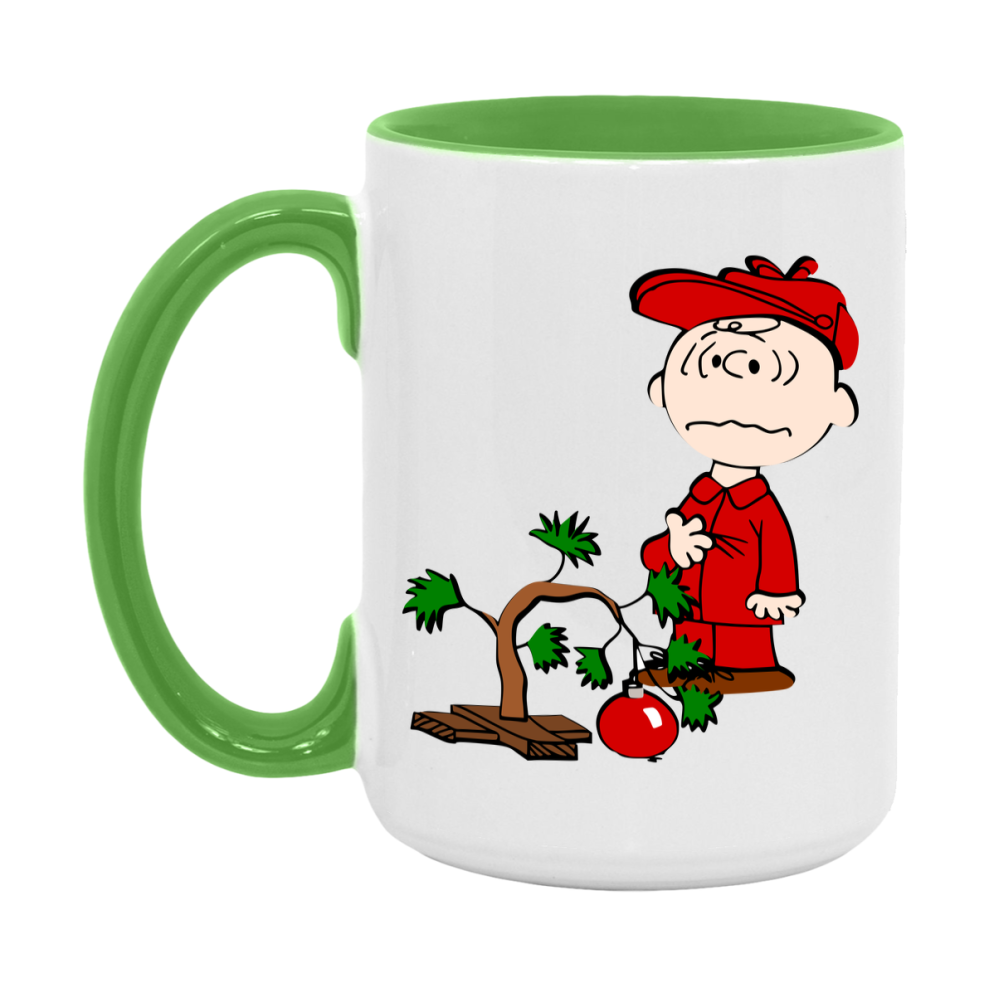 Peanuts Gang Christmas Mug, Snoopy Charlie Brown Holiday Coffee Cup, Ceramic Christmas Mug 11Oz Or 15Oz