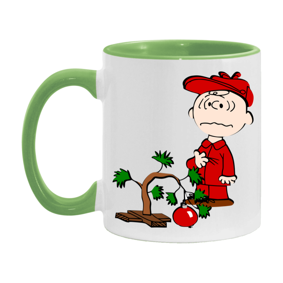 Peanuts Gang Christmas Mug, Snoopy Charlie Brown Holiday Coffee Cup, Ceramic Christmas Mug 11Oz Or 15Oz