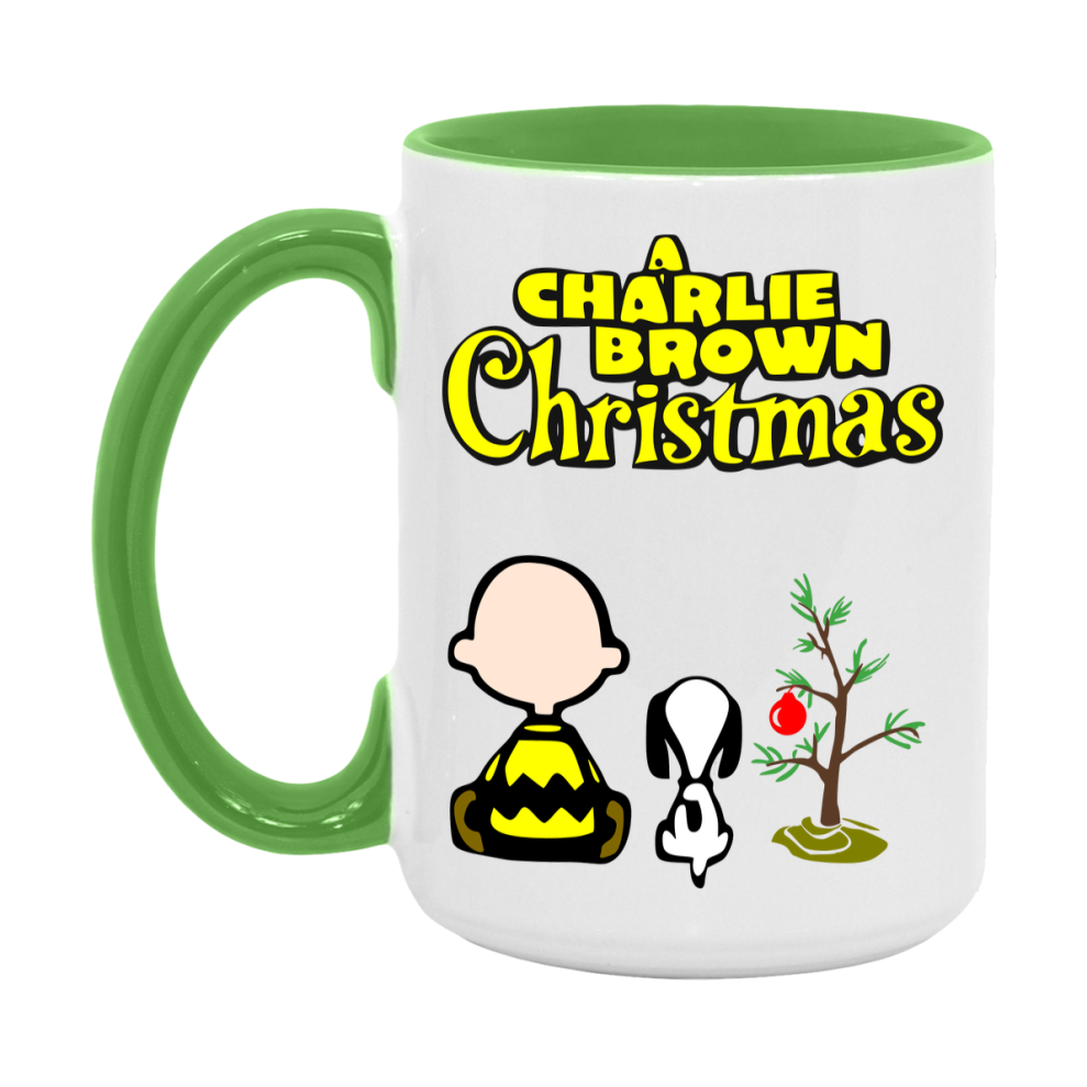 Peanuts Gang Christmas Mug, Snoopy Charlie Brown Holiday Coffee Cup, Ceramic Christmas Mug 11Oz Or 15Oz