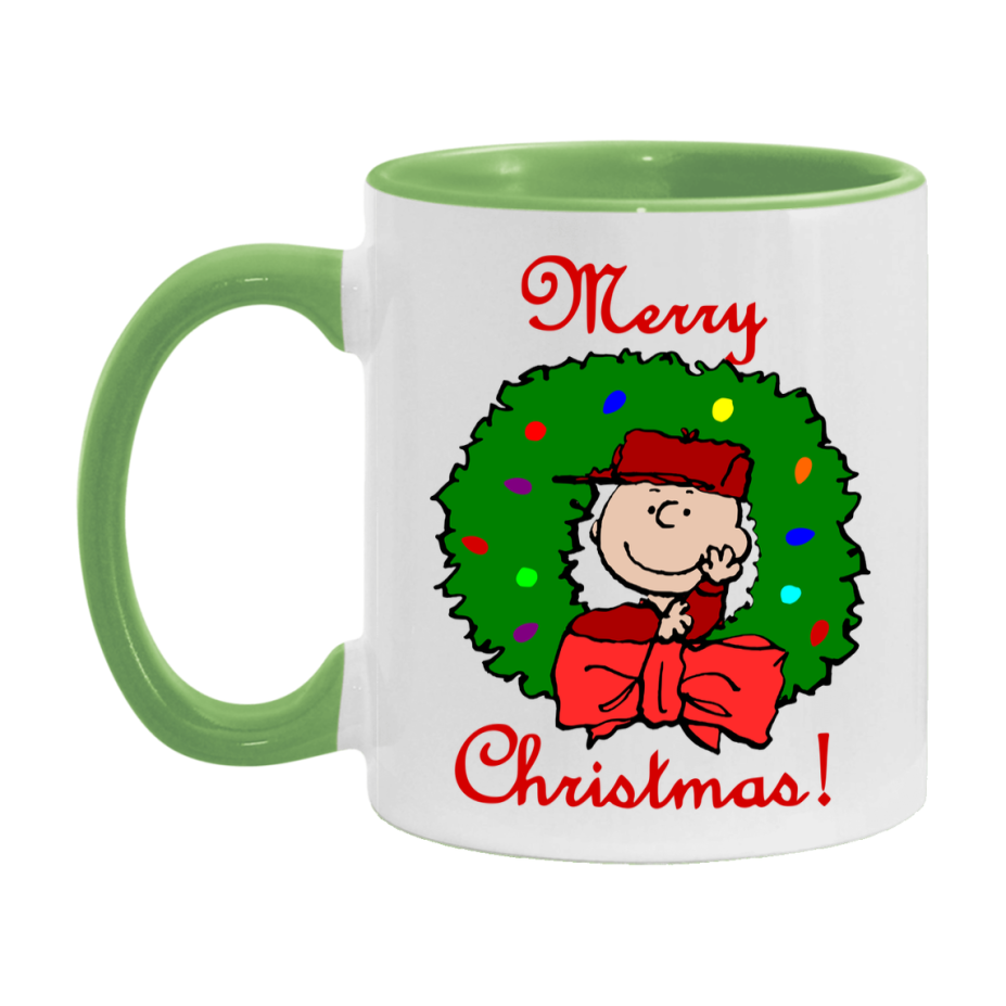 Peanuts Gang Christmas Mug, Snoopy Charlie Brown Holiday Coffee Cup, Ceramic Christmas Mug 11Oz Or 15Oz