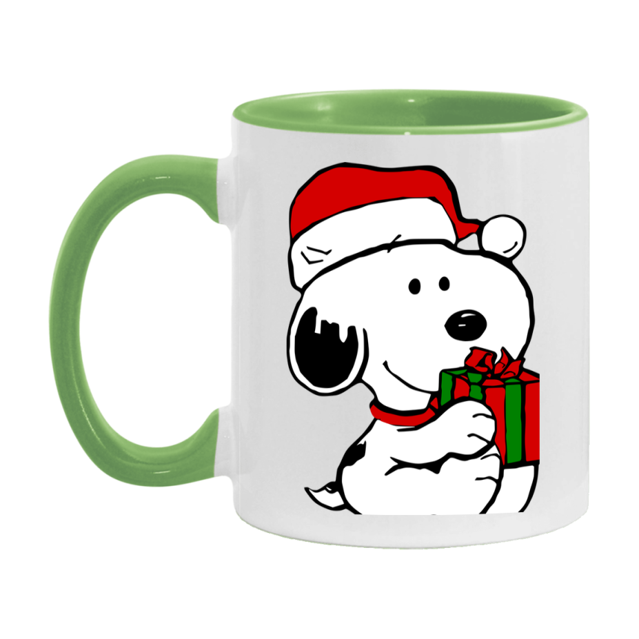Peanuts Gang Christmas Mug, Snoopy Charlie Brown Holiday Coffee Cup, Ceramic Christmas Mug 11Oz Or 15Oz