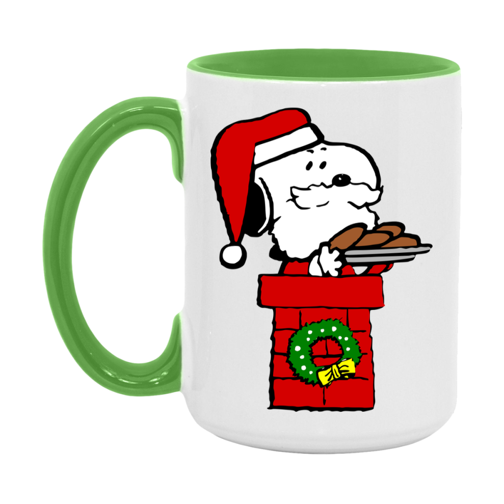 Peanuts Gang Christmas Mug, Snoopy Charlie Brown Holiday Coffee Cup, Ceramic Christmas Mug 11Oz Or 15Oz