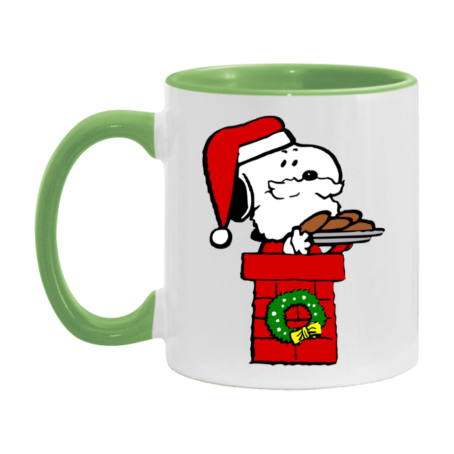 Peanuts Gang Christmas Mug, Snoopy Charlie Brown Holiday Coffee Cup, Ceramic Christmas Mug 11Oz Or 15Oz