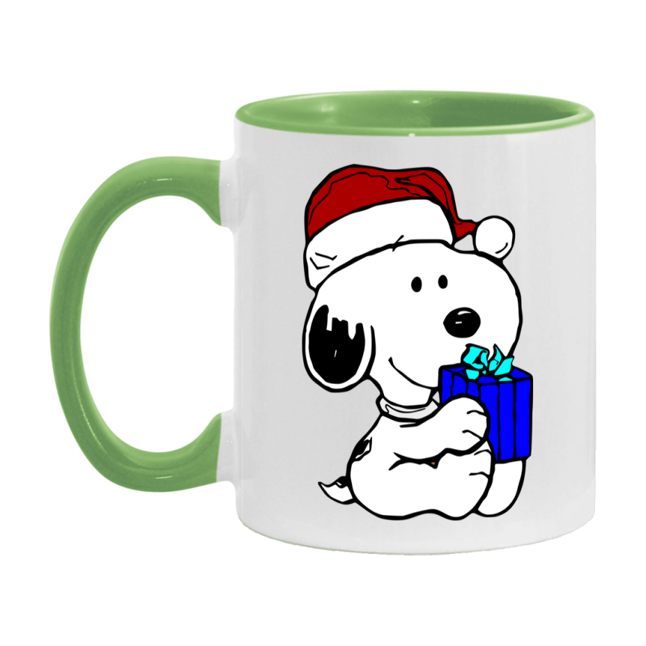Peanuts Gang Christmas Mug, Snoopy Charlie Brown Holiday Coffee Cup, Ceramic Christmas Mug 11Oz Or 15Oz