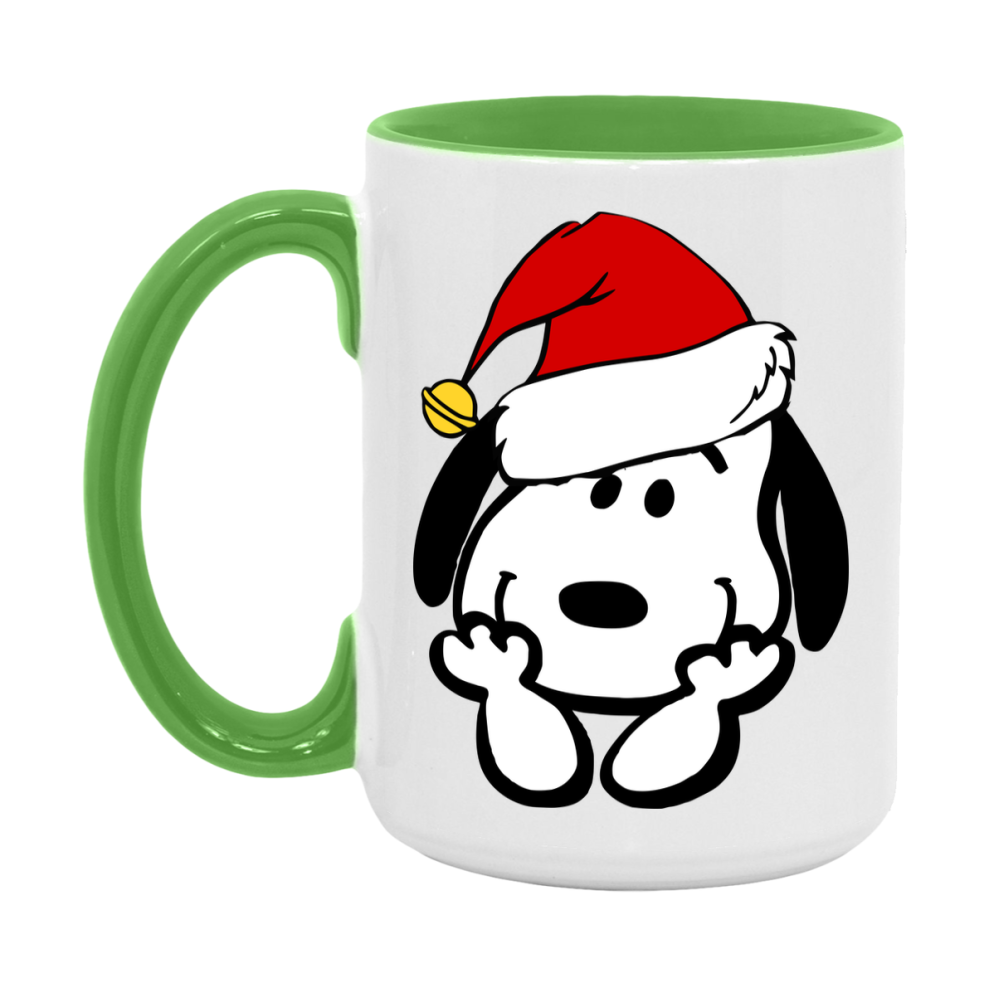 Peanuts Gang Christmas Mug, Snoopy Charlie Brown Holiday Coffee Cup, Ceramic Christmas Mug 11Oz Or 15Oz