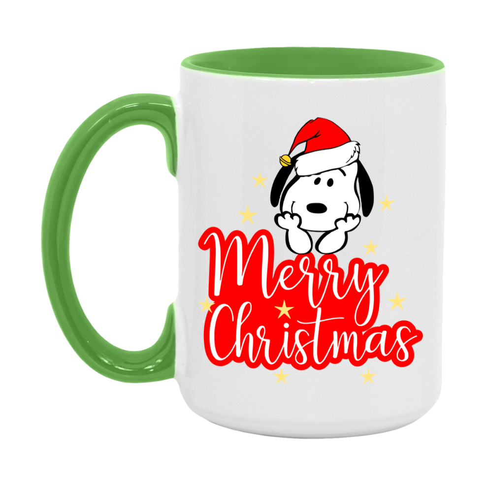 Peanuts Gang Christmas Mug, Snoopy Charlie Brown Holiday Coffee Cup, Ceramic Christmas Mug 11Oz Or 15Oz