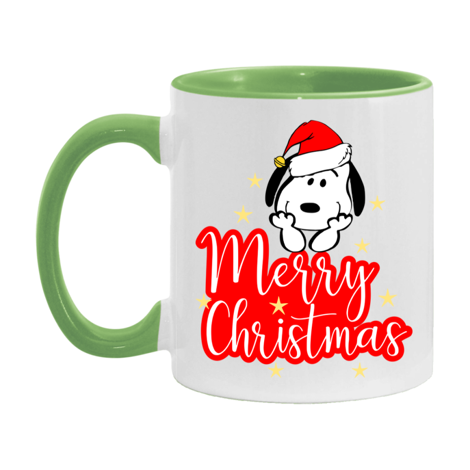 Peanuts Gang Christmas Mug, Snoopy Charlie Brown Holiday Coffee Cup, Ceramic Christmas Mug 11Oz Or 15Oz