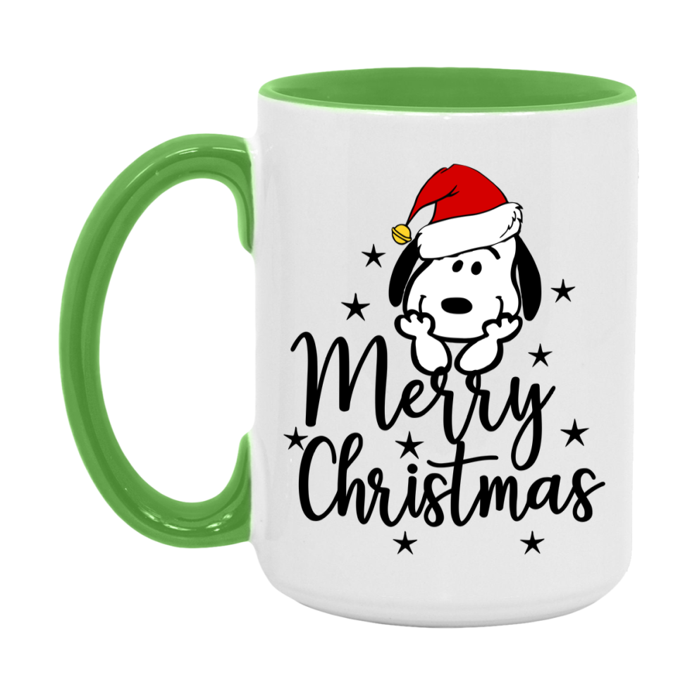Peanuts Gang Christmas Mug, Snoopy Charlie Brown Holiday Coffee Cup, Ceramic Christmas Mug 11Oz Or 15Oz
