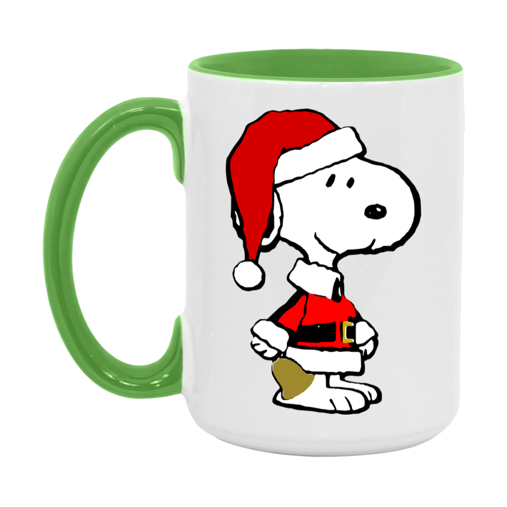 Peanuts Gang Christmas Mug, Snoopy Charlie Brown Holiday Coffee Cup, Ceramic Christmas Mug 11Oz Or 15Oz