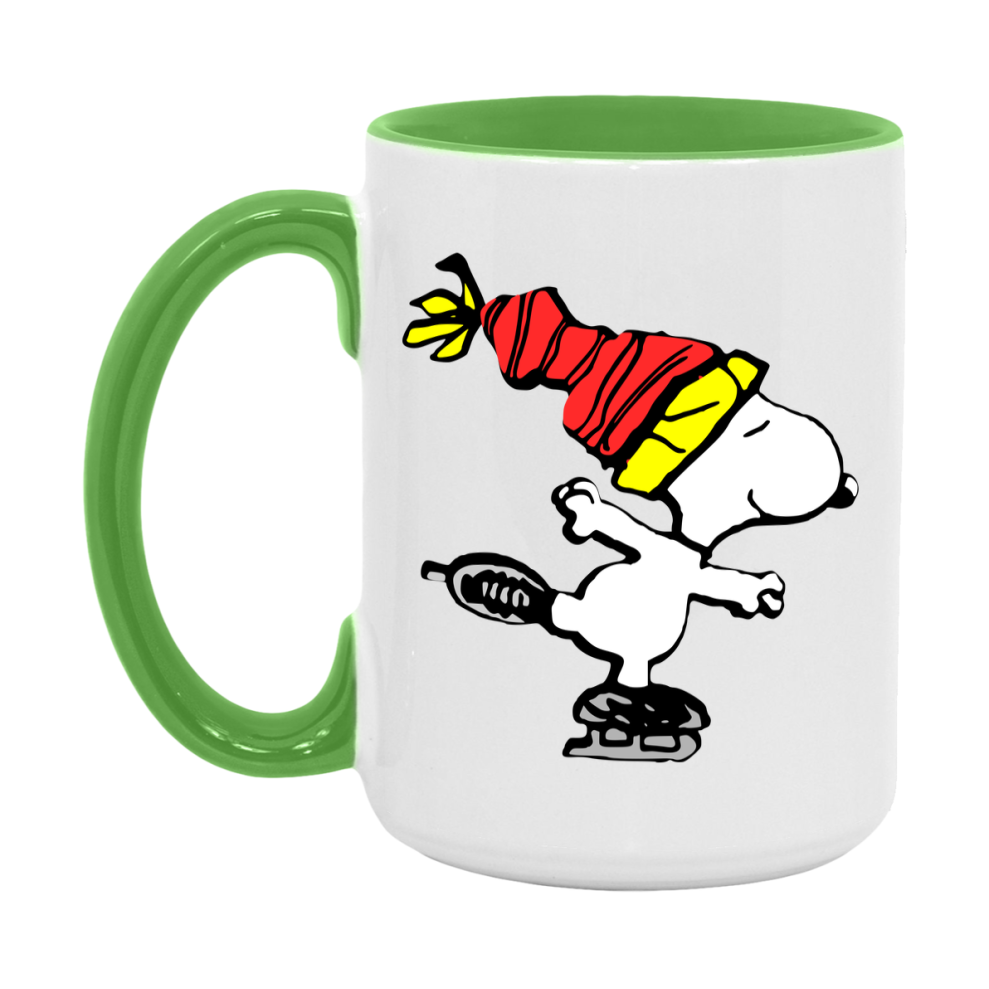 Peanuts Gang Christmas Mug, Snoopy Charlie Brown Holiday Coffee Cup, Ceramic Christmas Mug 11Oz Or 15Oz