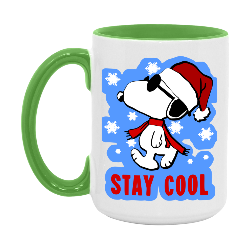 Peanuts Gang Christmas Mug, Snoopy Charlie Brown Holiday Coffee Cup, Ceramic Christmas Mug 11Oz Or 15Oz