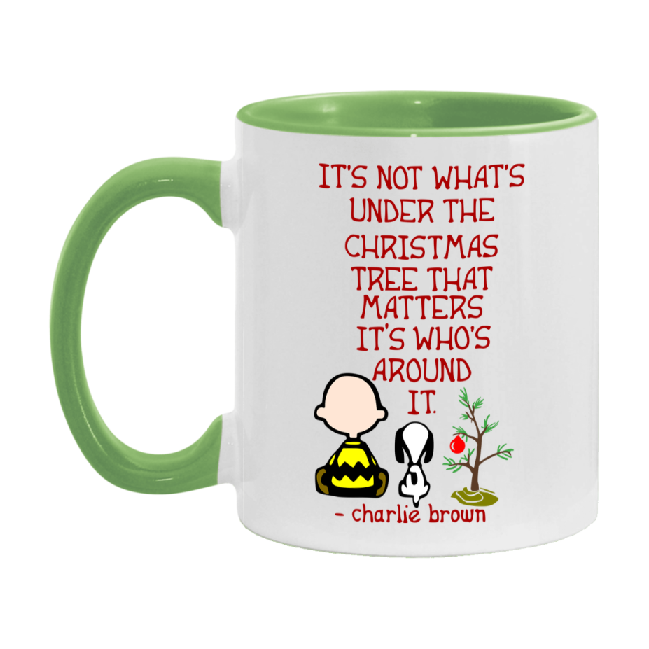Peanuts Gang Christmas Mug, Snoopy Charlie Brown Holiday Coffee Cup, Ceramic Christmas Mug 11Oz Or 15Oz
