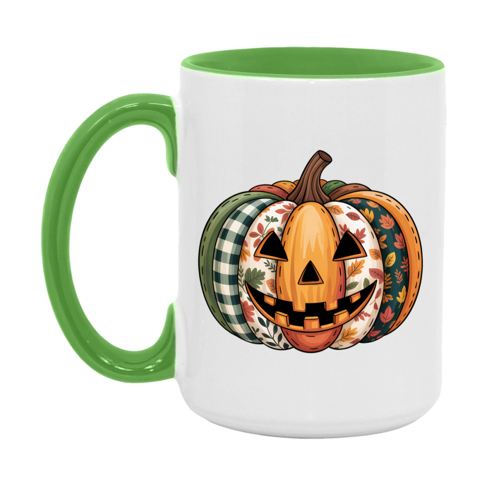 In Love With Fall Coffee Mug, Cozy Cute Autumn Coffee Cup, 11Oz Or 15Oz White Ceramic Mug