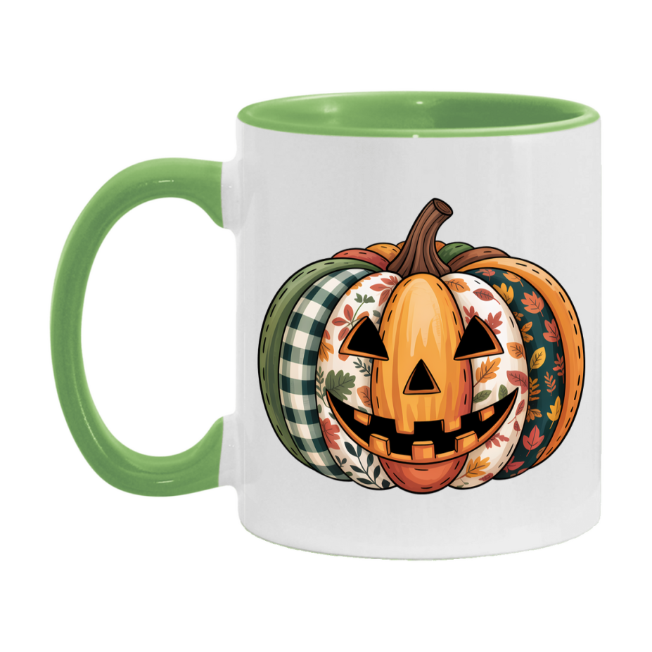 In Love With Fall Coffee Mug, Cozy Cute Autumn Coffee Cup, 11Oz Or 15Oz White Ceramic Mug