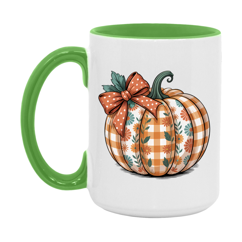 In Love With Fall Coffee Mug, Cozy Cute Autumn Coffee Cup, 11Oz Or 15Oz White Ceramic Mug