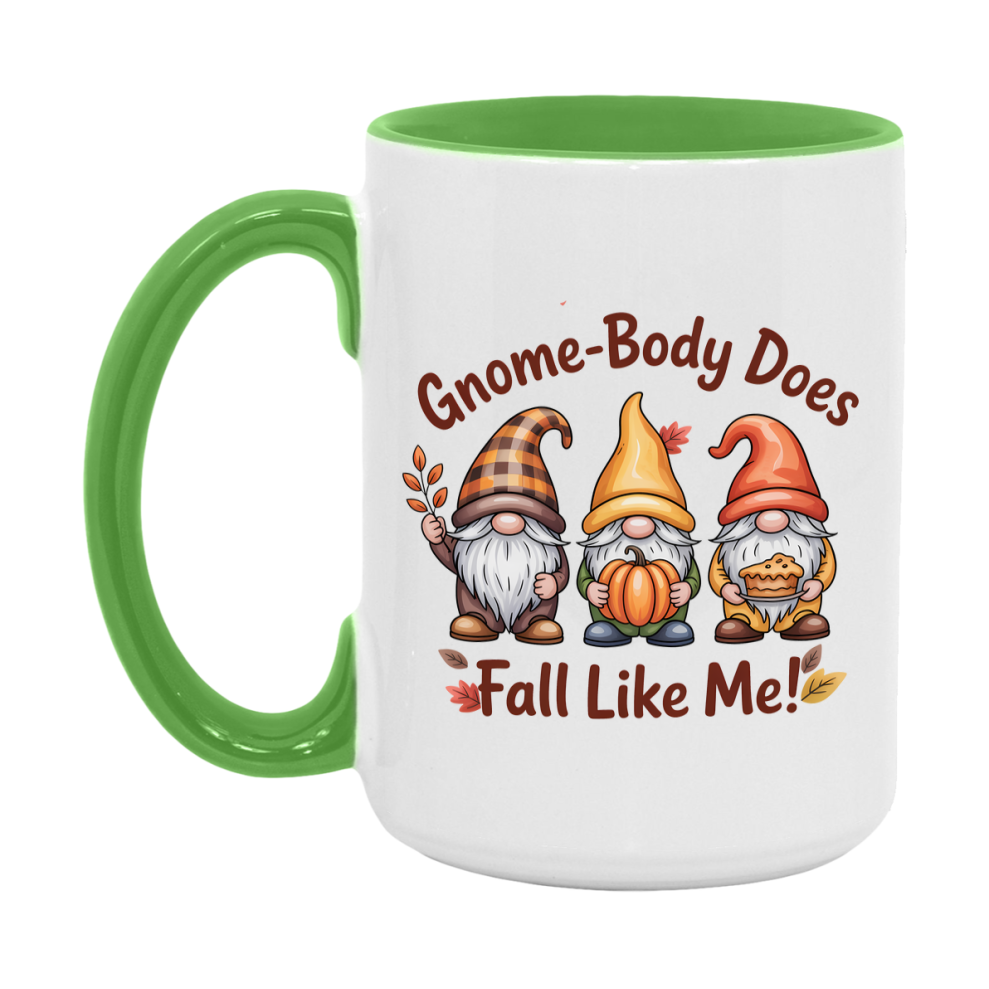 In Love With Fall Coffee Mug, Cozy Cute Autumn Coffee Cup, 11Oz Or 15Oz White Ceramic Mug