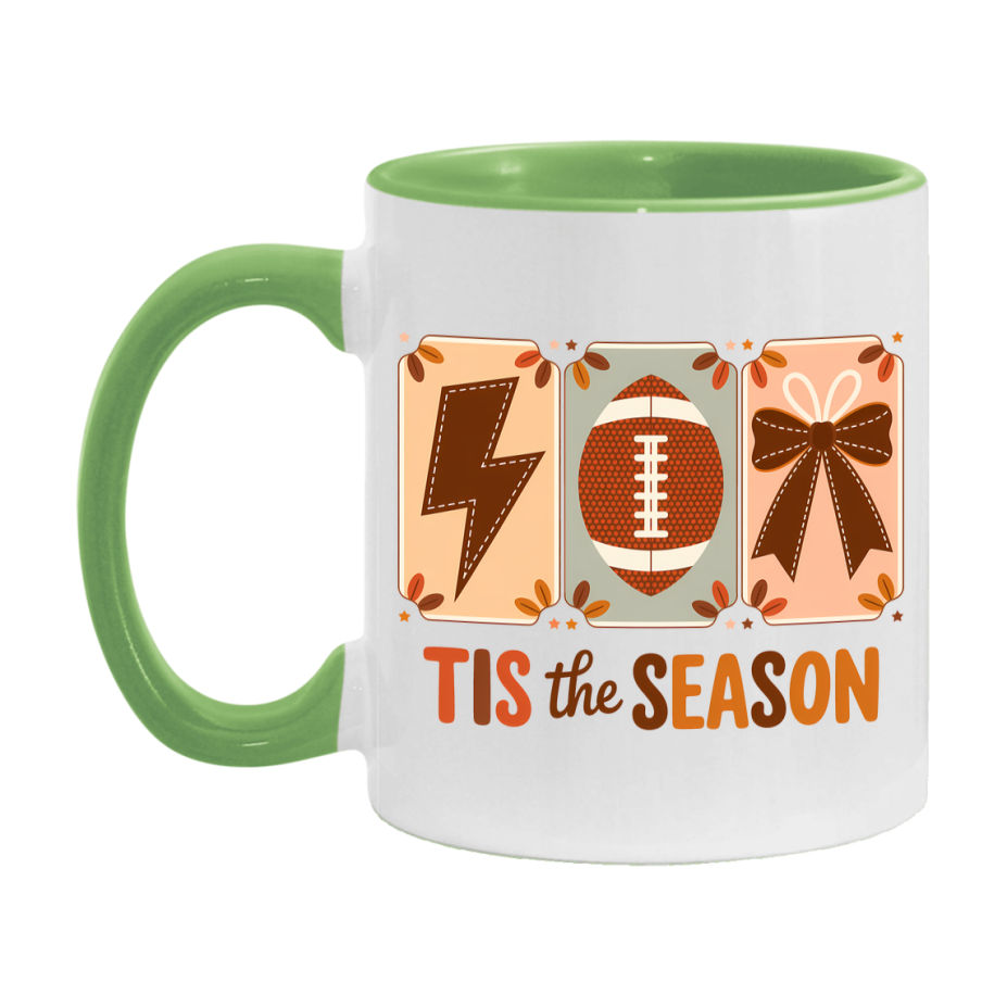 In Love With Fall Coffee Mug, Cozy Cute Autumn Coffee Cup, 11Oz Or 15Oz White Ceramic Mug