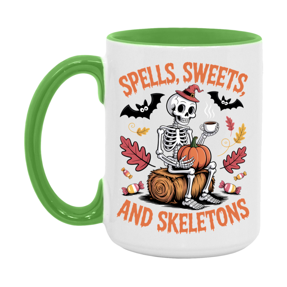 In Love With Fall Coffee Mug, Cozy Cute Autumn Coffee Cup, 11Oz Or 15Oz White Ceramic Mug